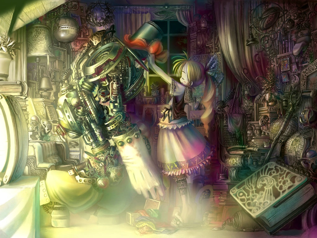 Anime Characters - Anime Wallpaper Steampunk - HD Wallpaper 