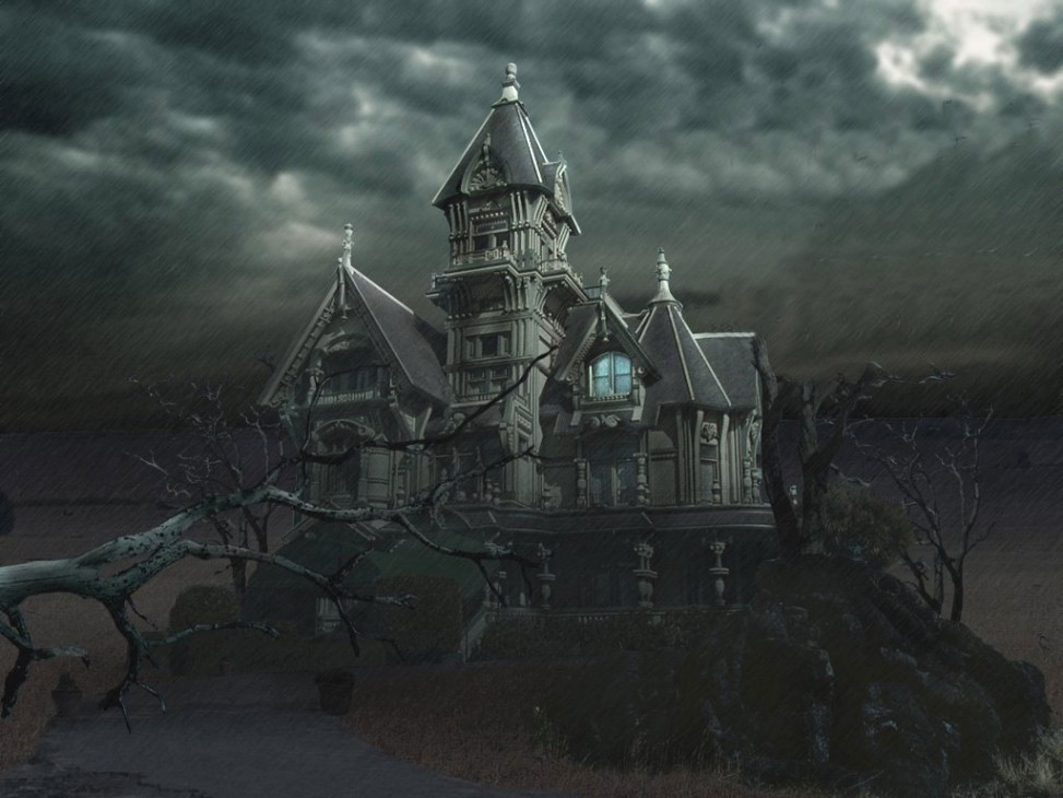 Gambar Wallpaper Seram - Carson Mansion - HD Wallpaper 