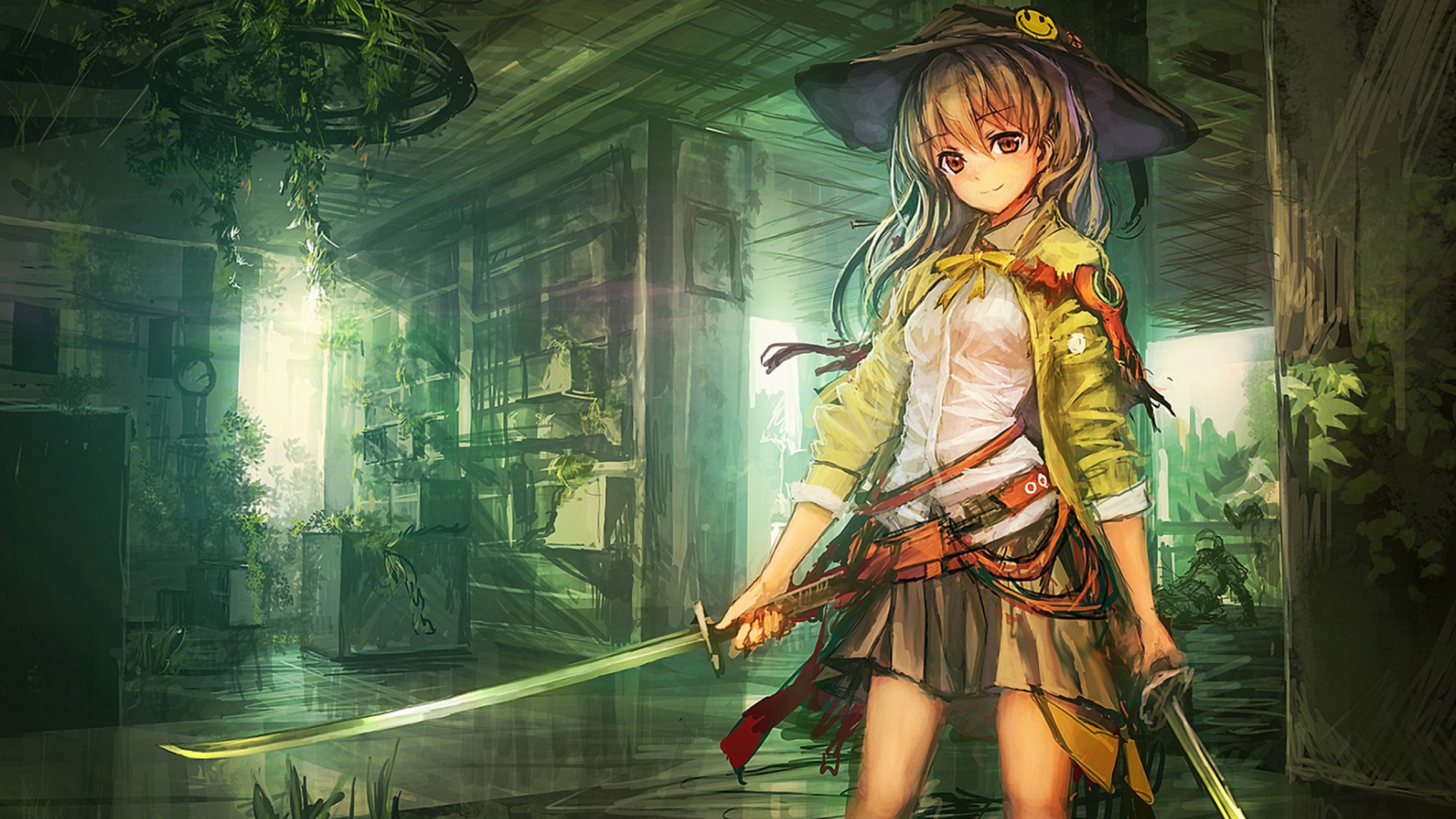 Post Apocalyptic Anime Girl - HD Wallpaper 
