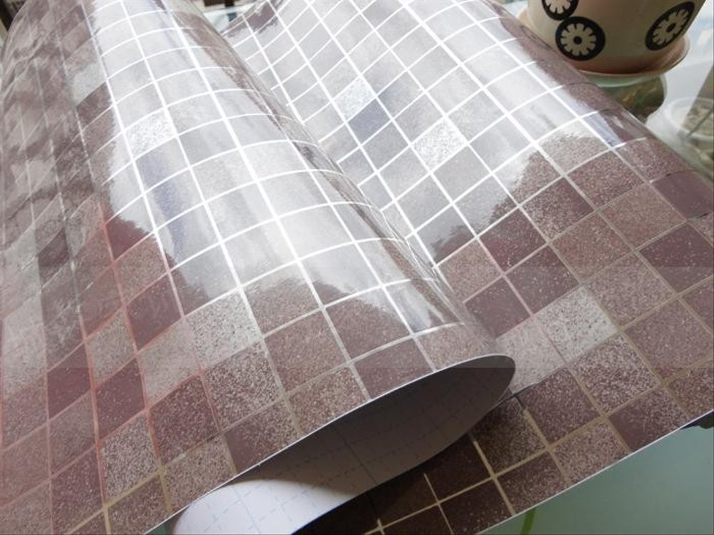 Wallpaper Stiker Dinding Dapur Cokelat Sticker Anti - Wallpaper - HD Wallpaper 