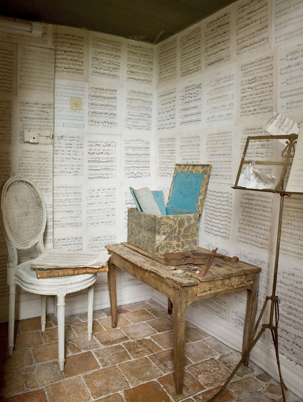 Vintage Sheet Music Wallpaper - Music Sheet Wallpaper For Room - HD Wallpaper 