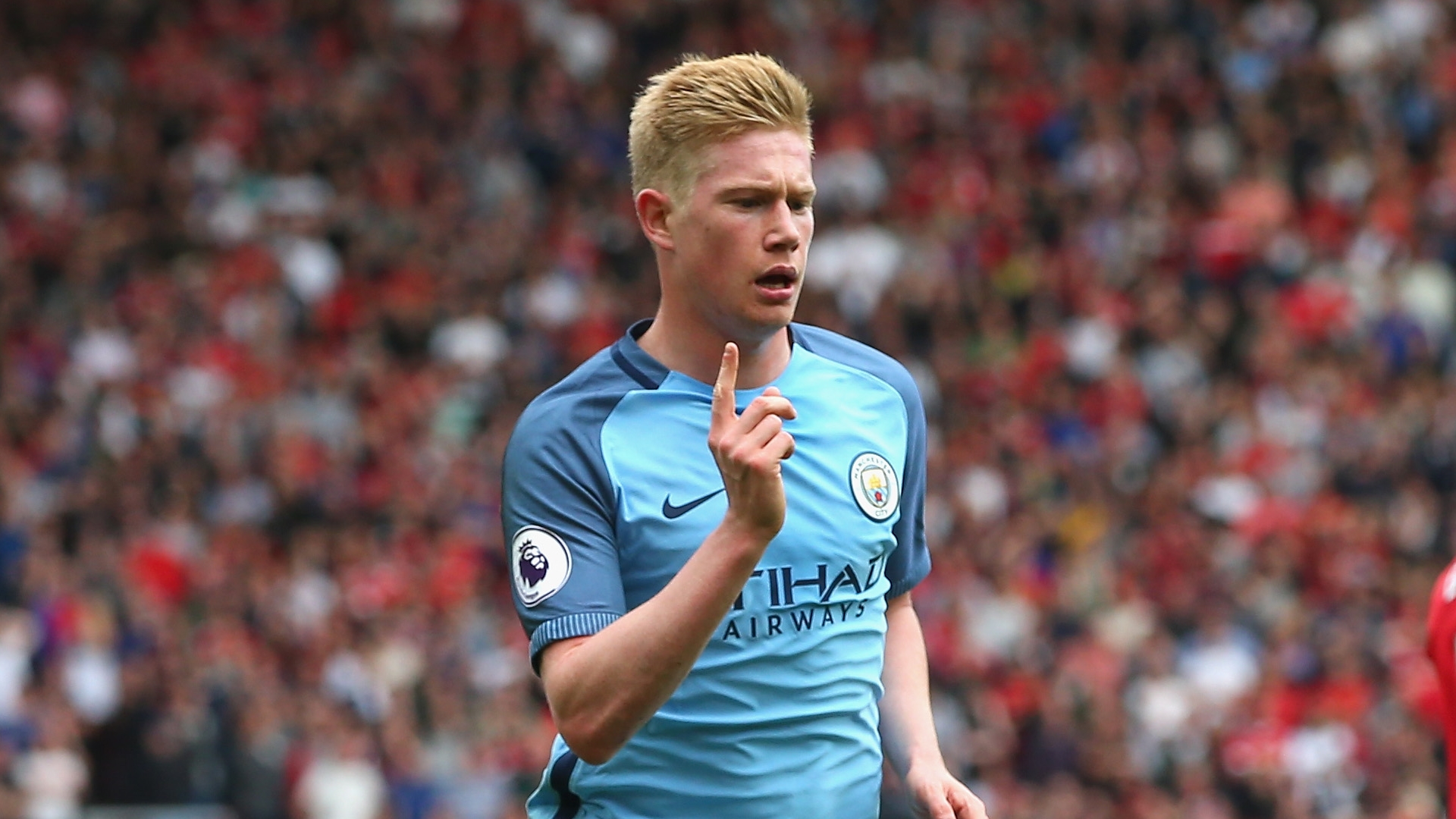 Kevin De Bruyne Manchester United Manchester City - Kevin De Bruyne Celebration - HD Wallpaper 