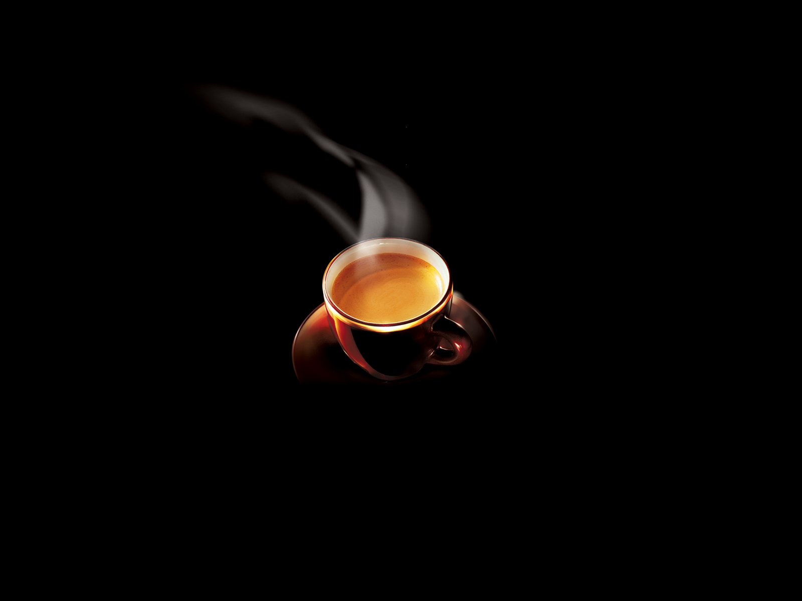 Coffee On Black Background, Download Photo, Desktop - Darkness - HD Wallpaper 