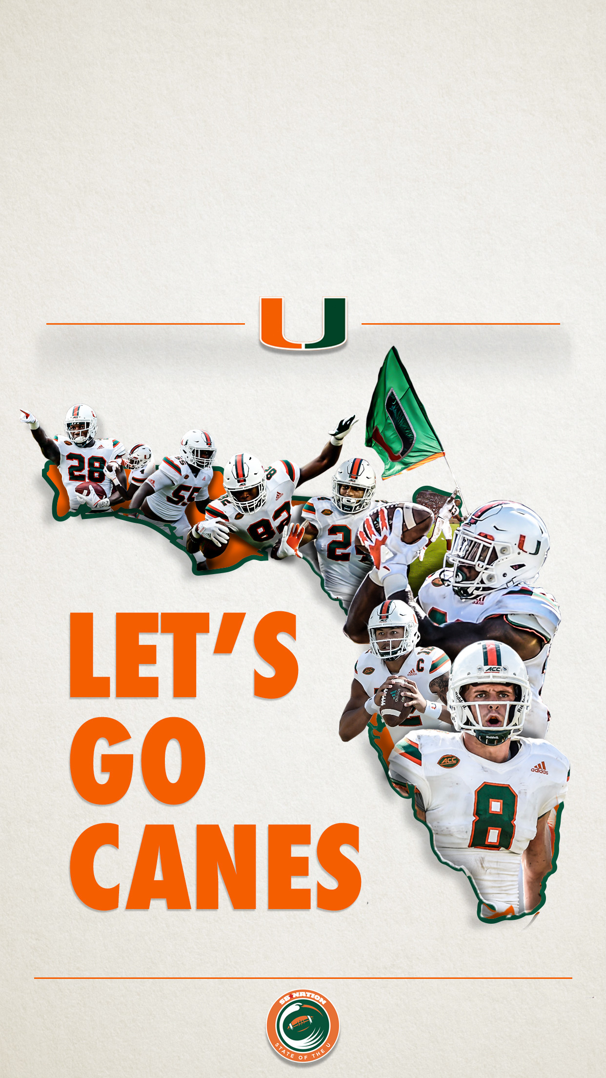 State Of Miami Getty Images Photos, Mike Meredith/state - Miami Hurricanes Wallpaper 2018 - HD Wallpaper 