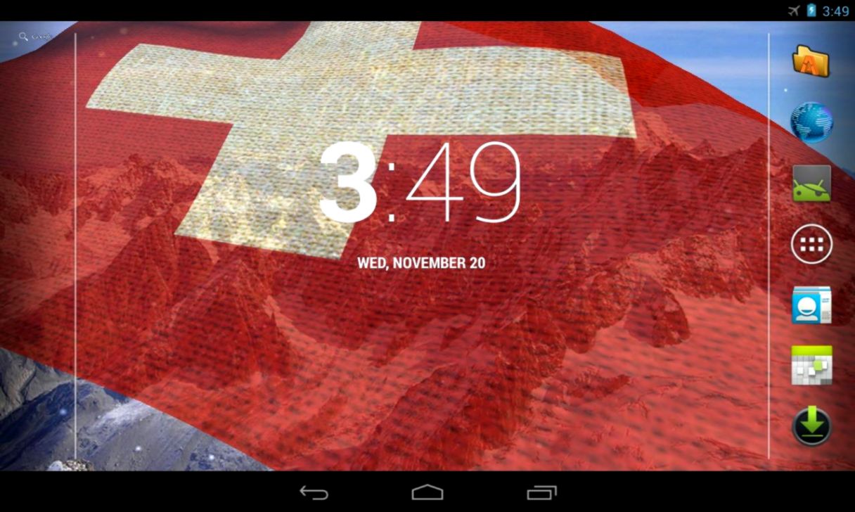 3d Swiss Flag Live Wallpaper Android Apps On Google - Flag - HD Wallpaper 