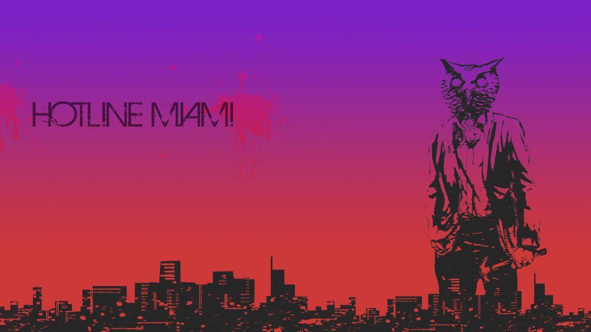 Hotline Miami Style Background - HD Wallpaper 