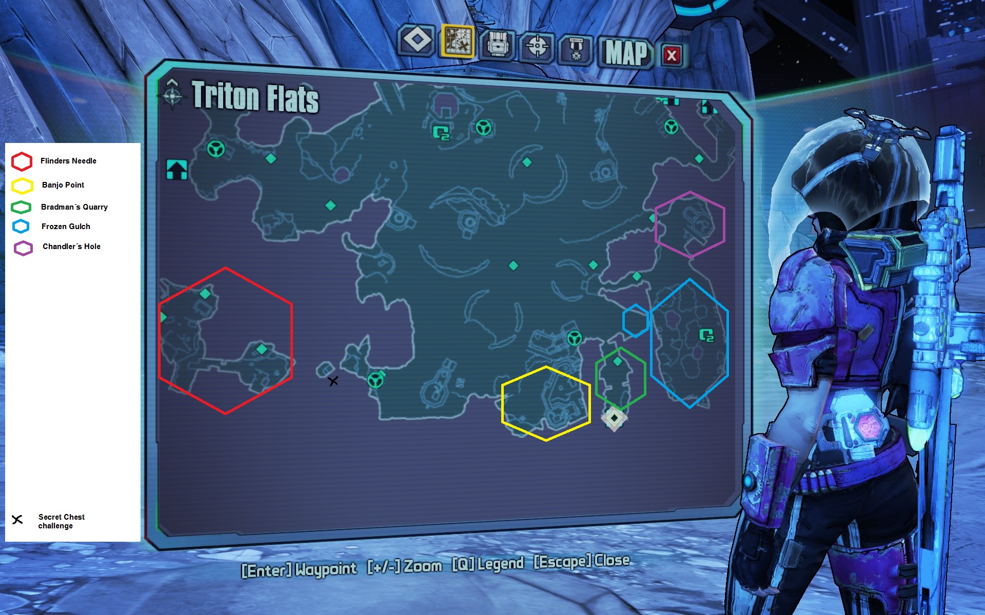 Borderlands the pre sequel карта