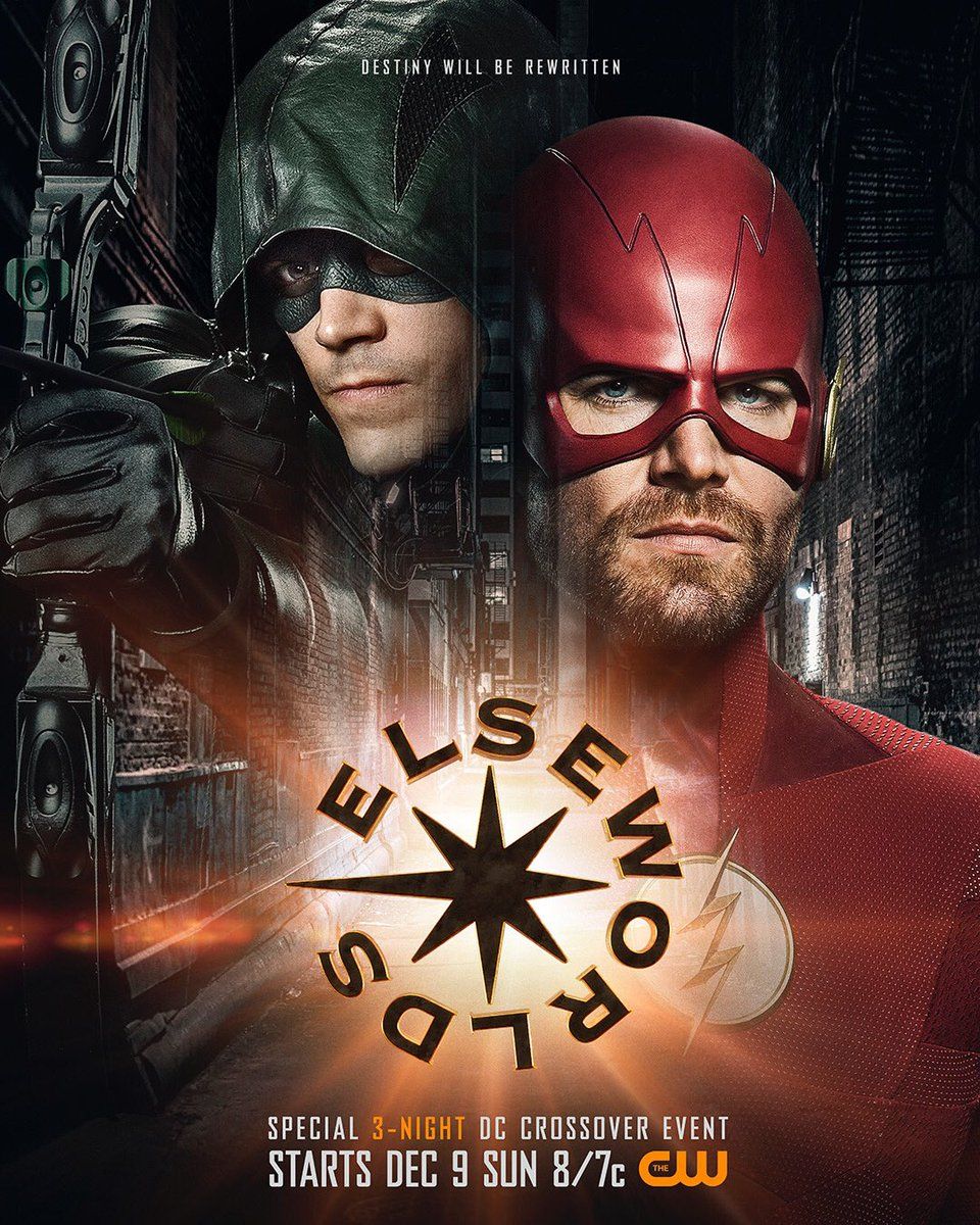 Arrowverse Crossover Poster Elseworlds Stephen Amell - Flash And Arrow Swap - HD Wallpaper 