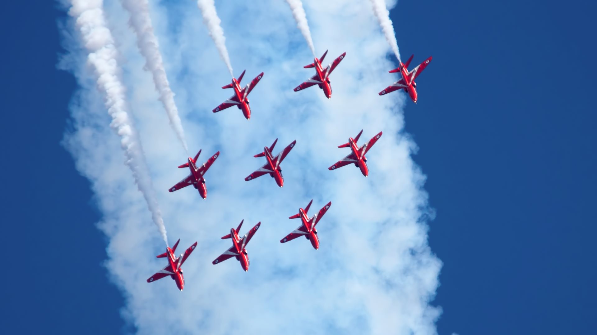 The 2nd Wallpaper With Red Arrows Royal Airforce Optimized - Clacton Airshow - HD Wallpaper 