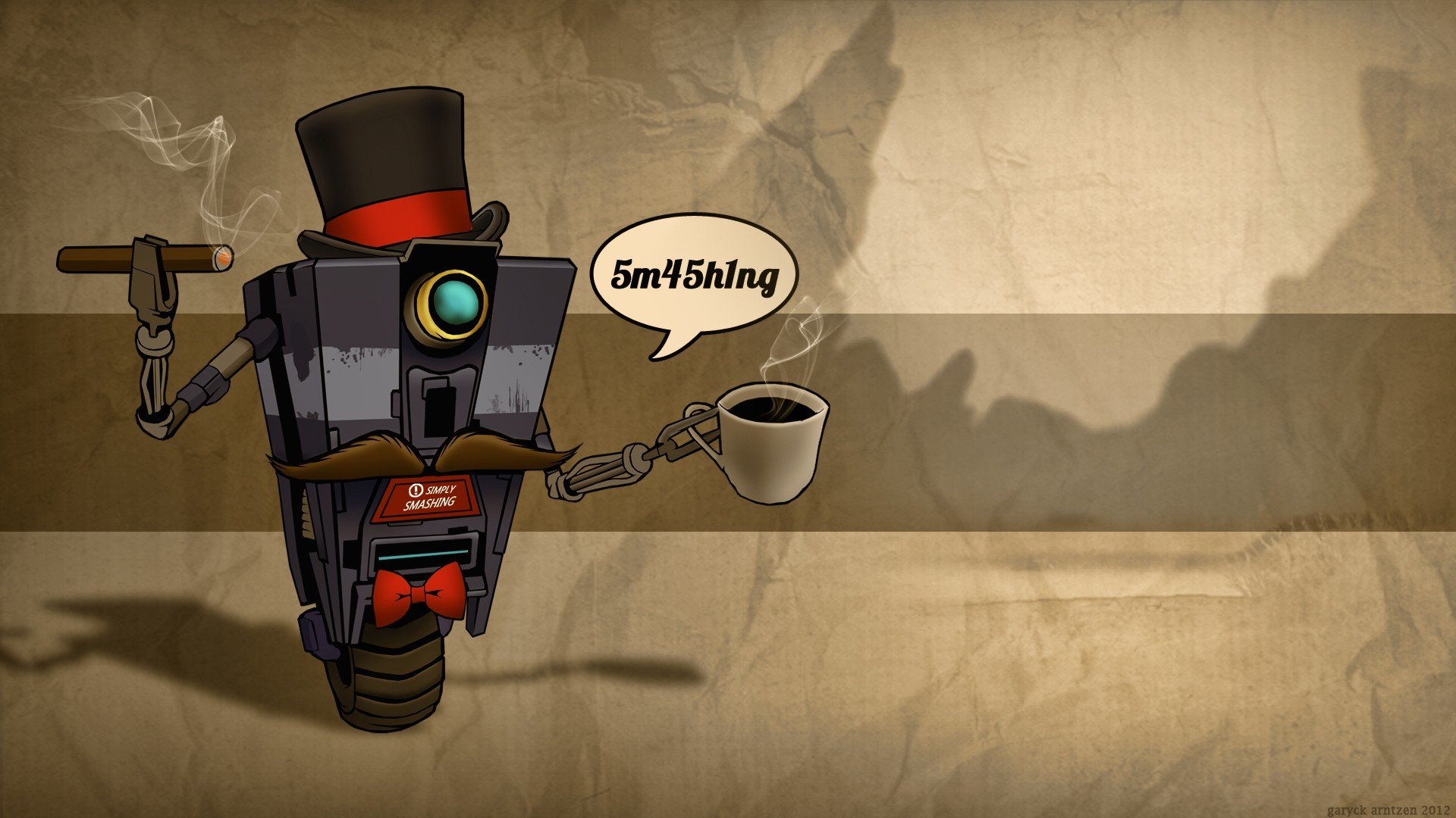 Borderlands 2 Wallpaper Claptrap - HD Wallpaper 