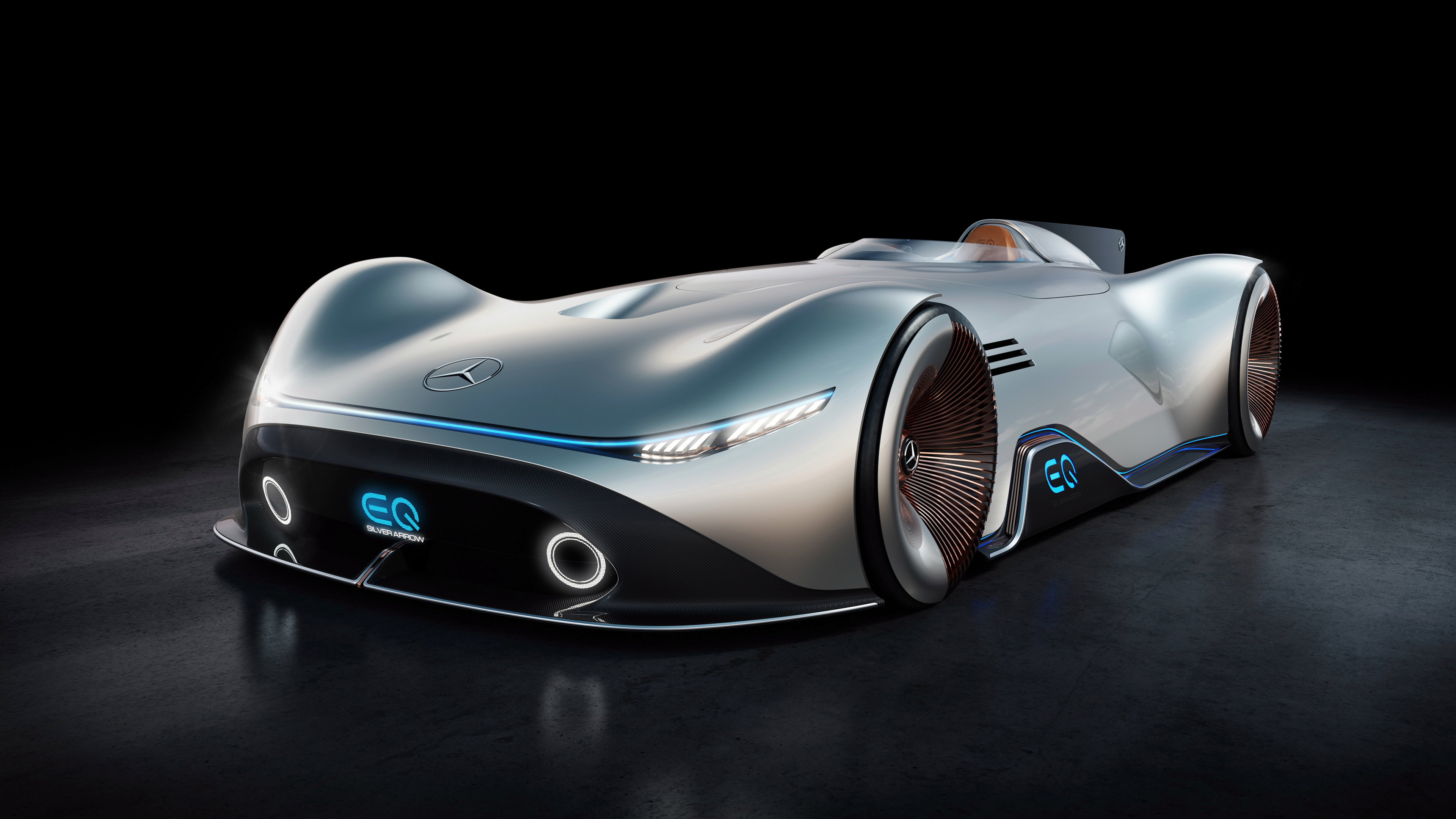 Mercedes Benz Silver Arrow - HD Wallpaper 