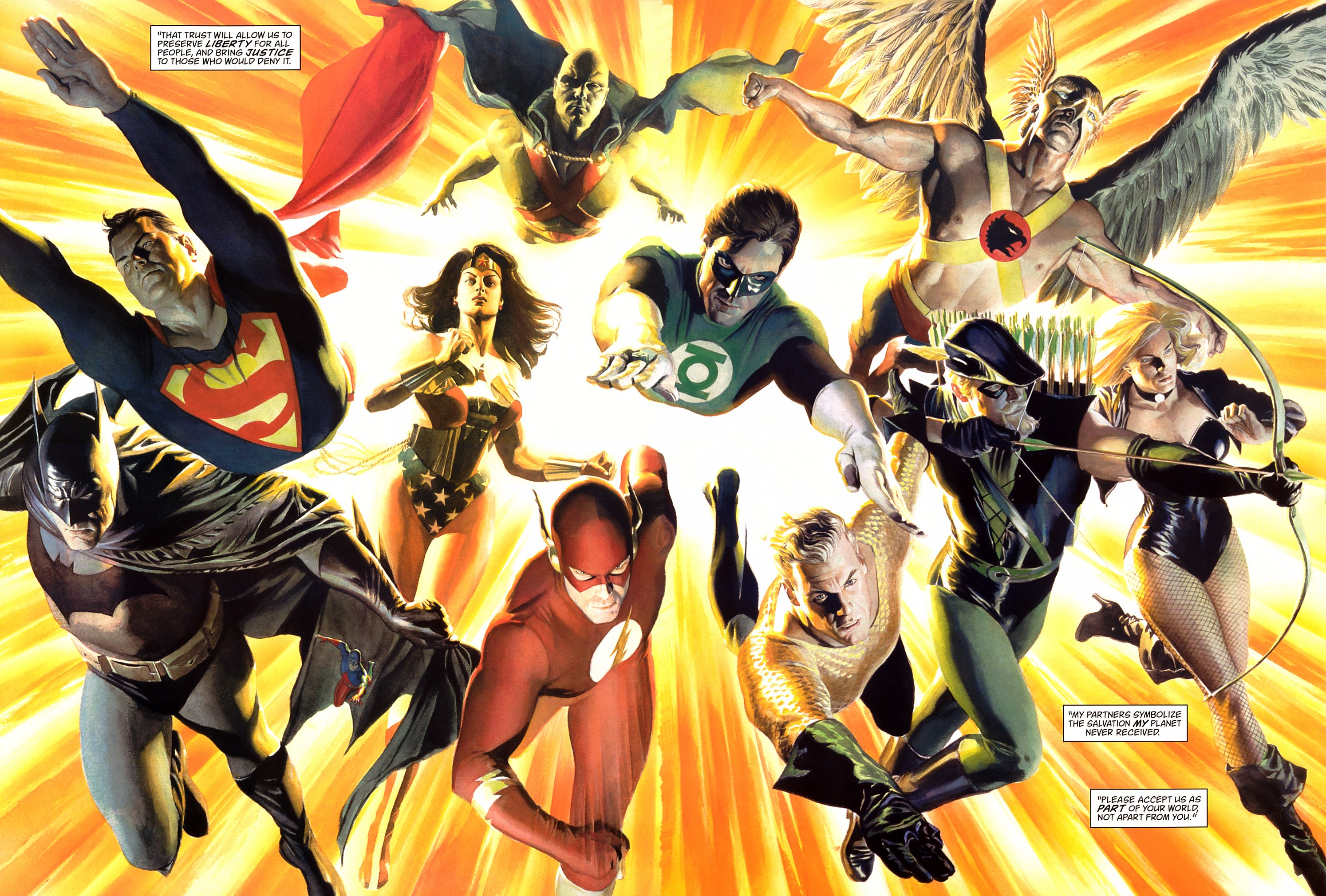 Alex Ross Perfect Alliance - HD Wallpaper 