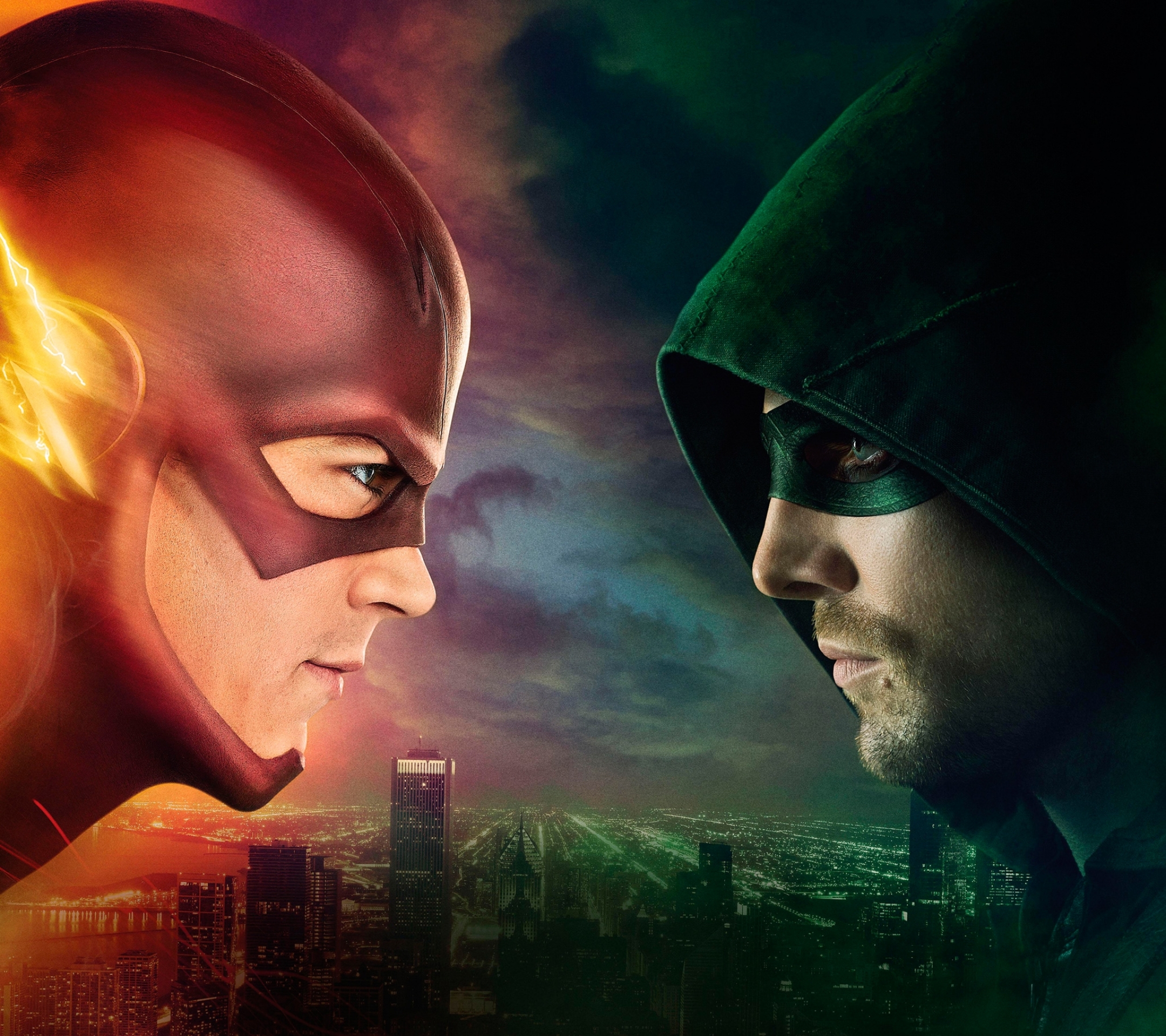 Flash Vs Arrow Hd - HD Wallpaper 