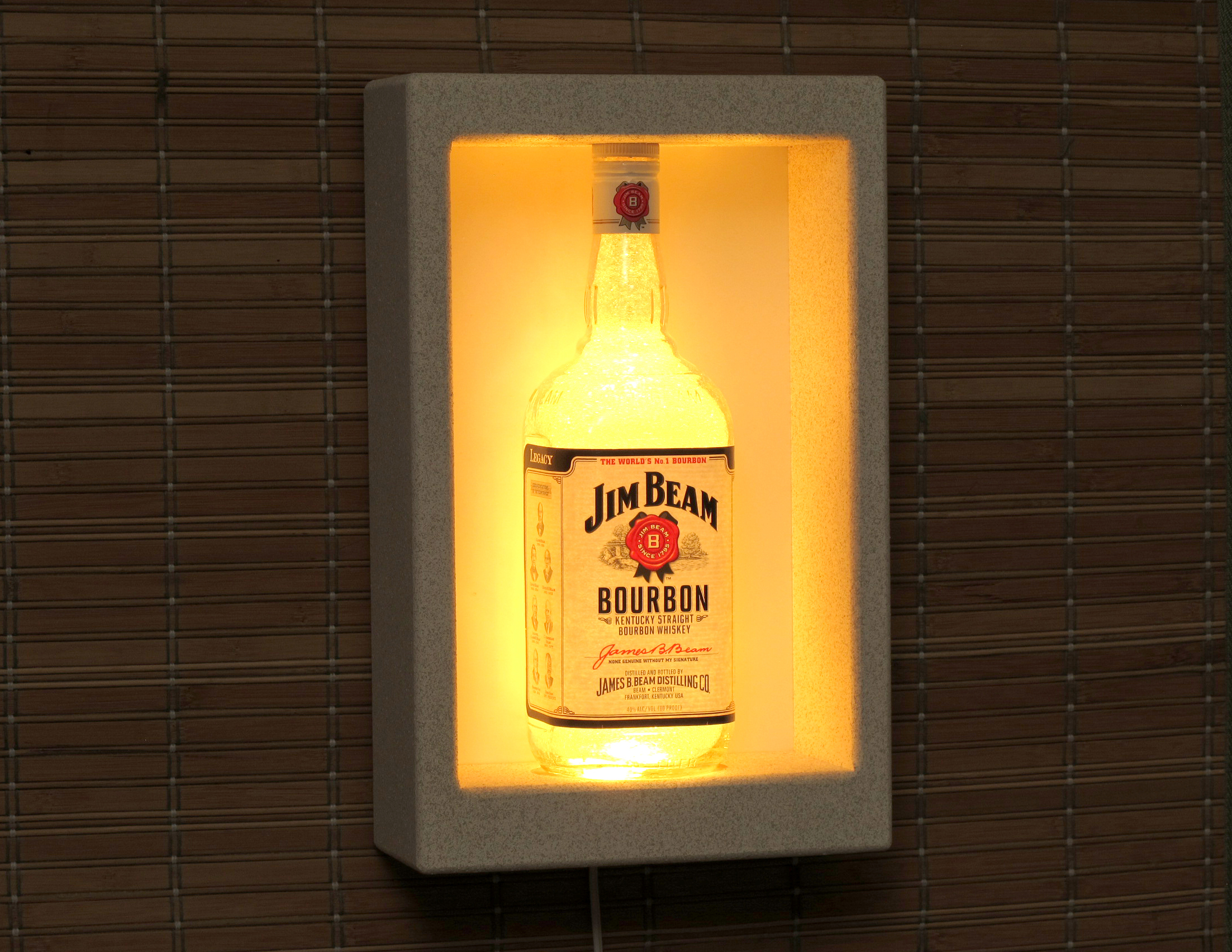 Wall Bottle Lamp - HD Wallpaper 