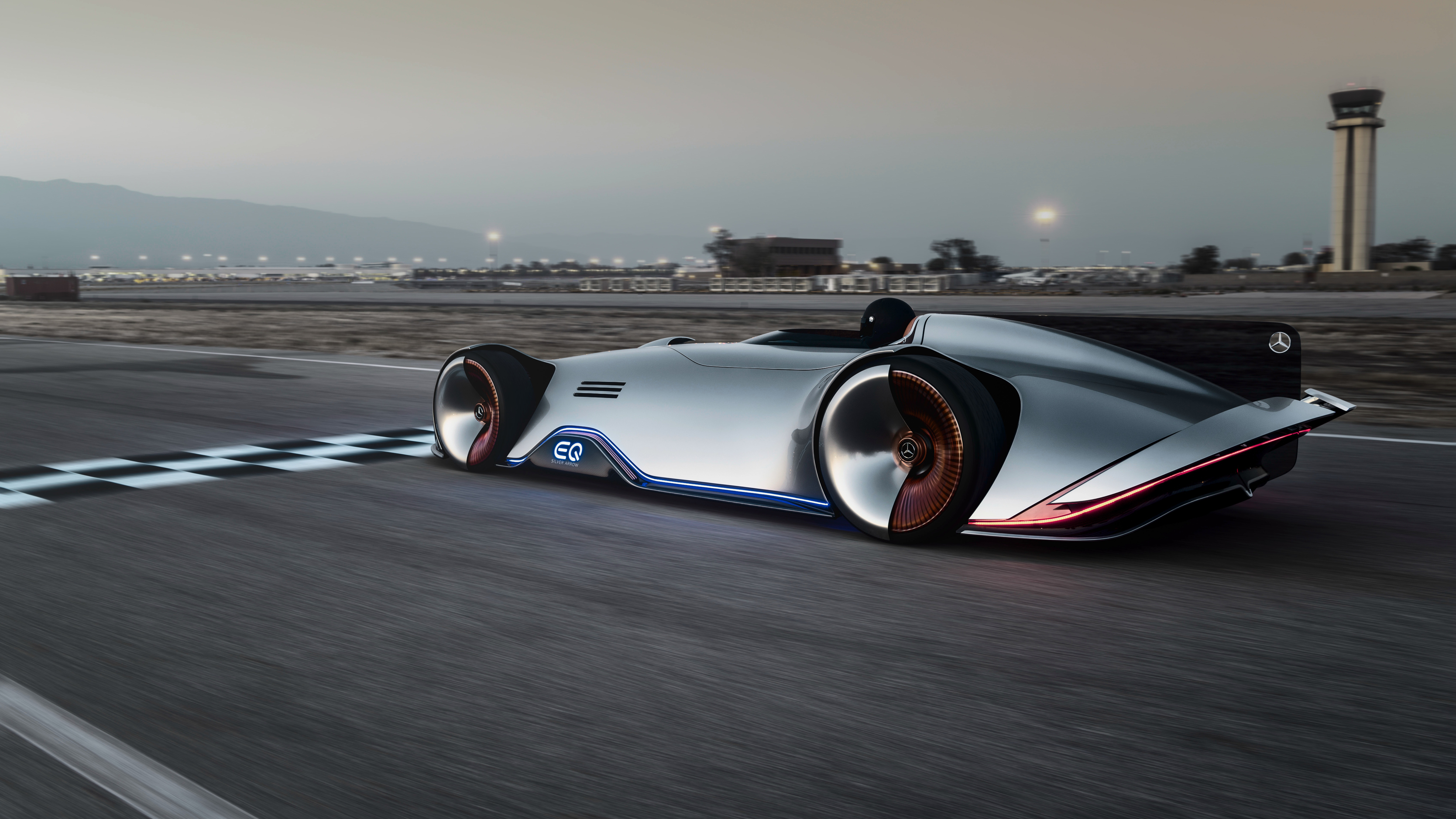 Mercedes Eq Silver Arrow Concept - HD Wallpaper 