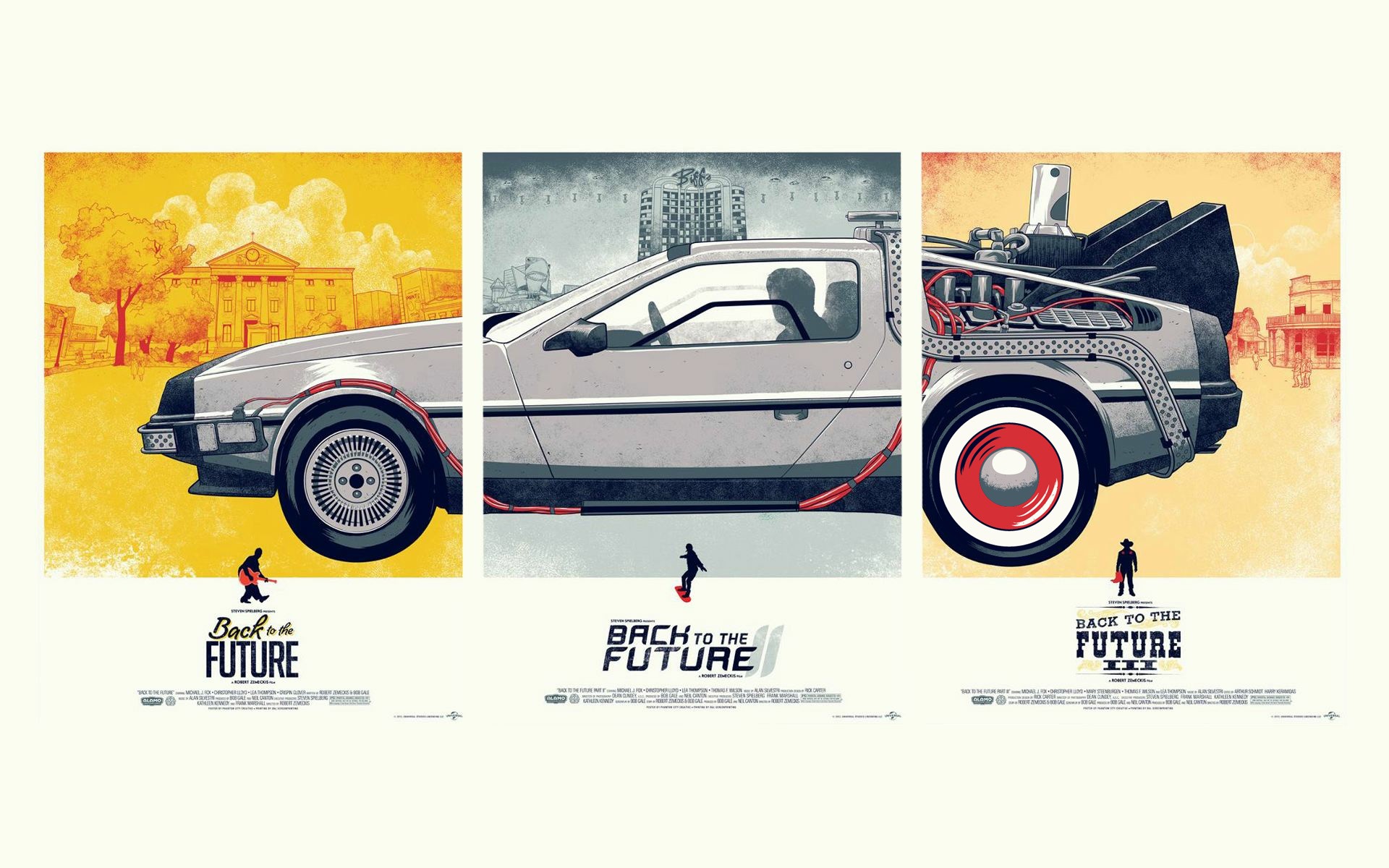 Back To The Future Trilogy Fan Poster - HD Wallpaper 