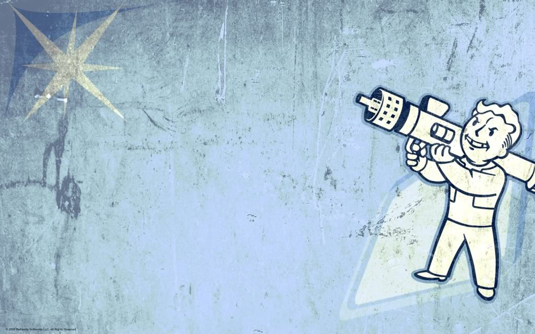 Pip Boy With Rocket Launcher - Vault Boy Backgrounds - HD Wallpaper 