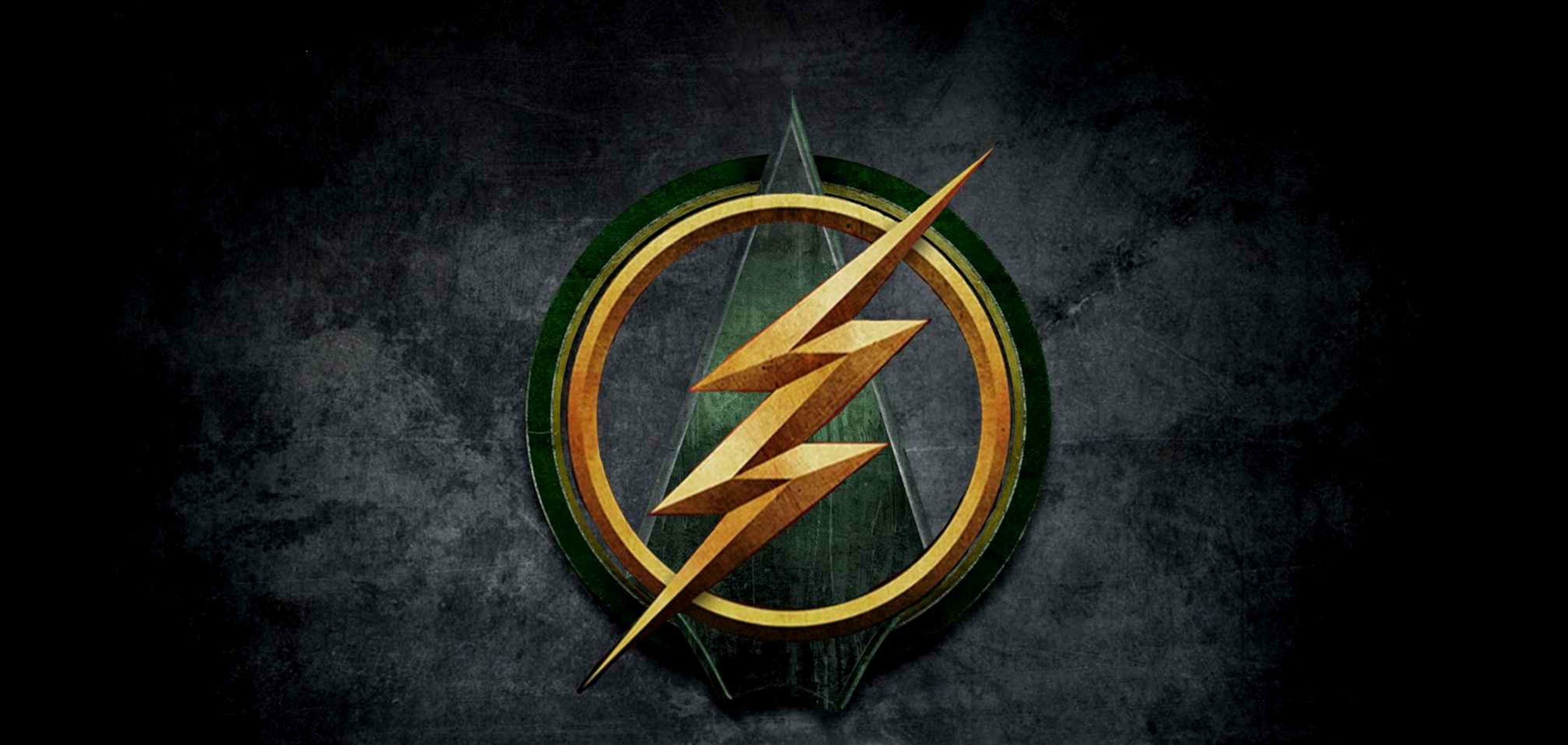 Flash Y Arrow Logo 3014x1432 Wallpaper Teahub Io