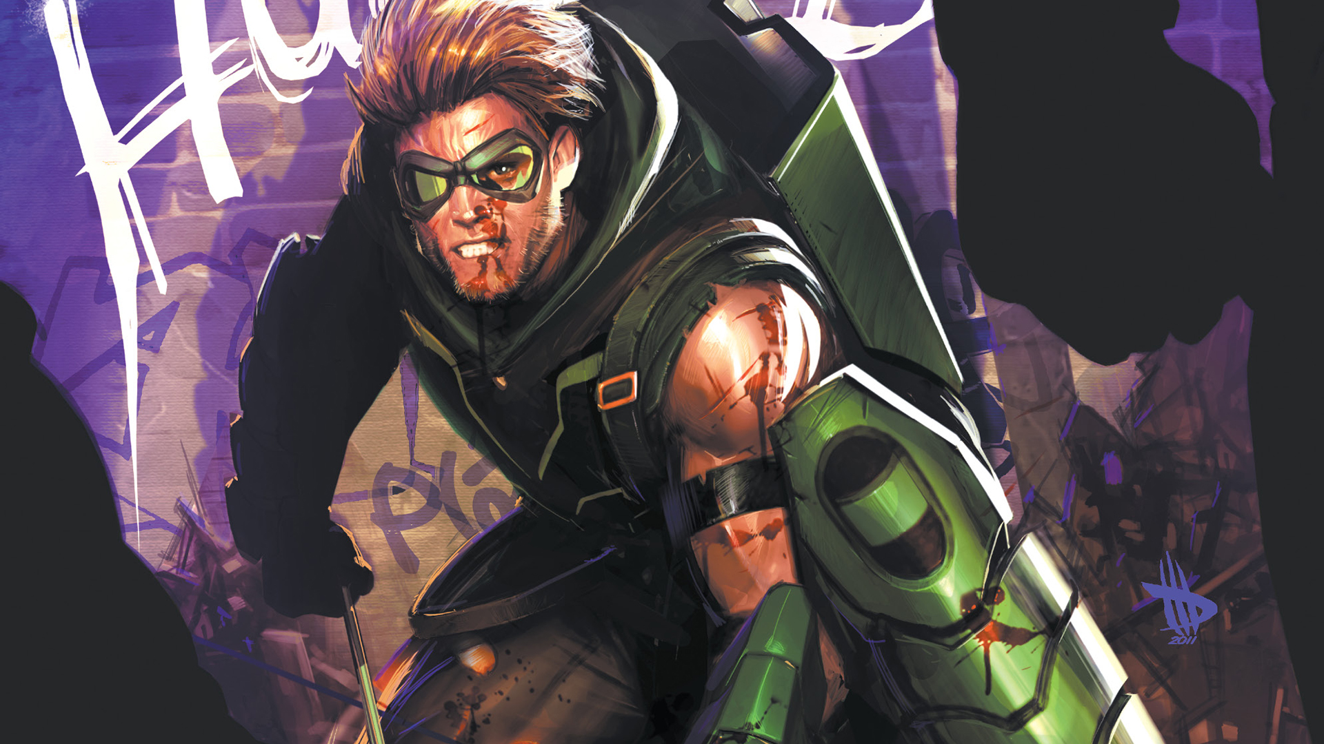 Green Arrow 2 New 52 - HD Wallpaper 