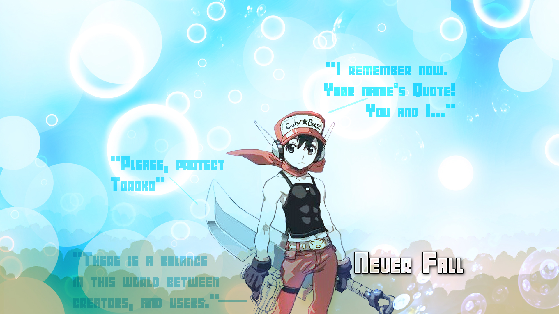 Quote Cave Story - HD Wallpaper 