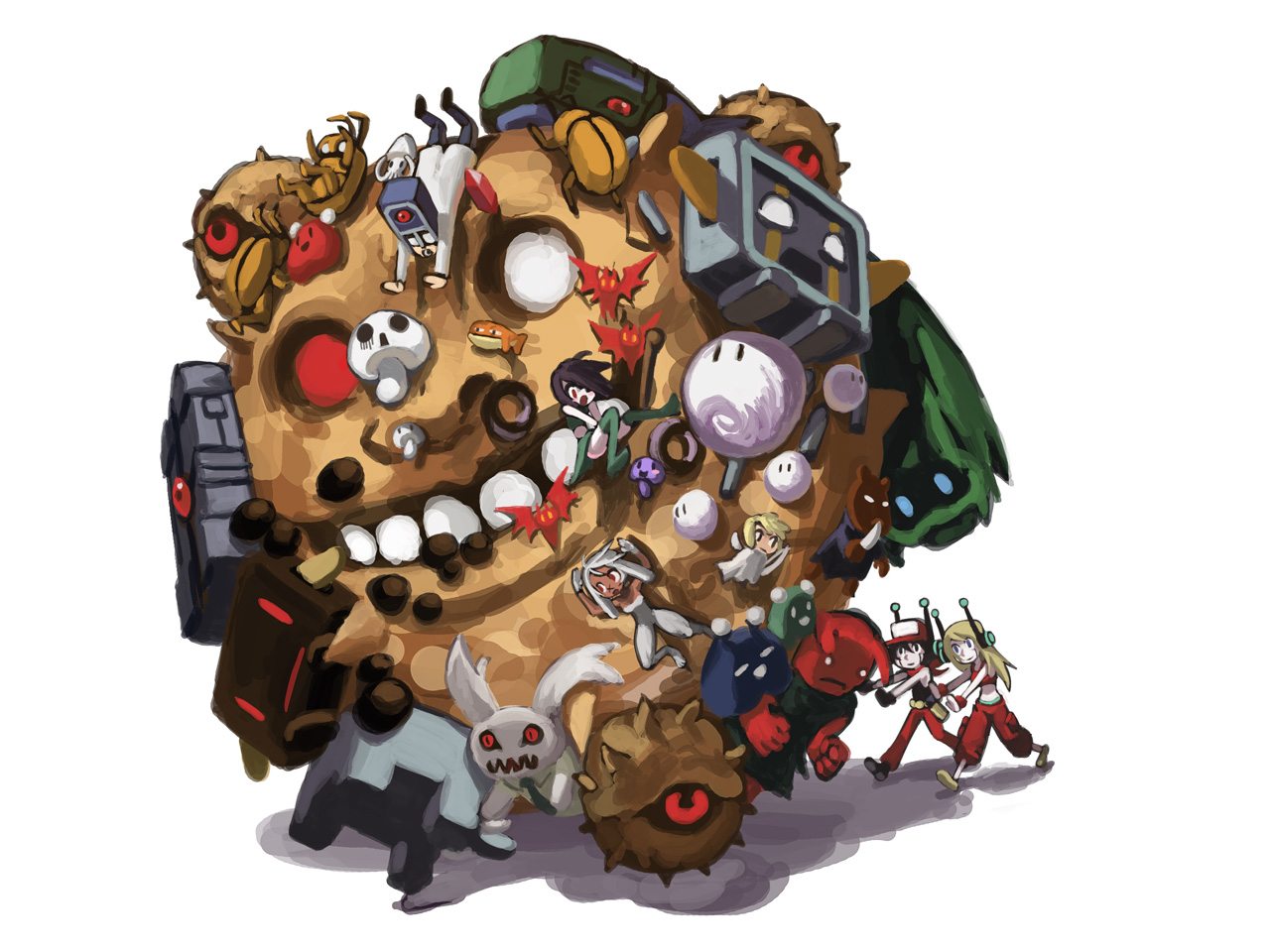 Doukutsu Monogatari Balrog - HD Wallpaper 