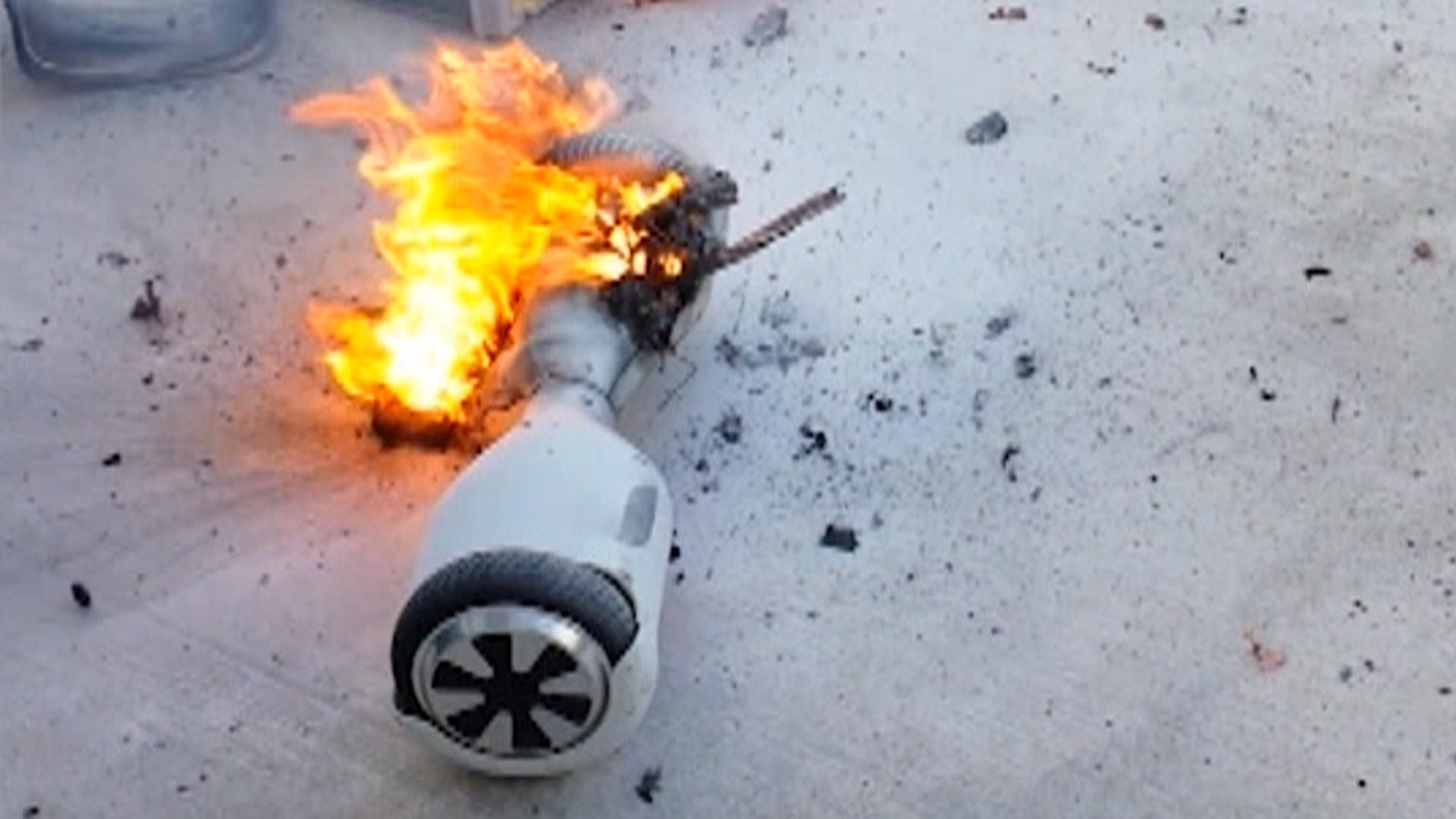 Hoverboard Fire - HD Wallpaper 
