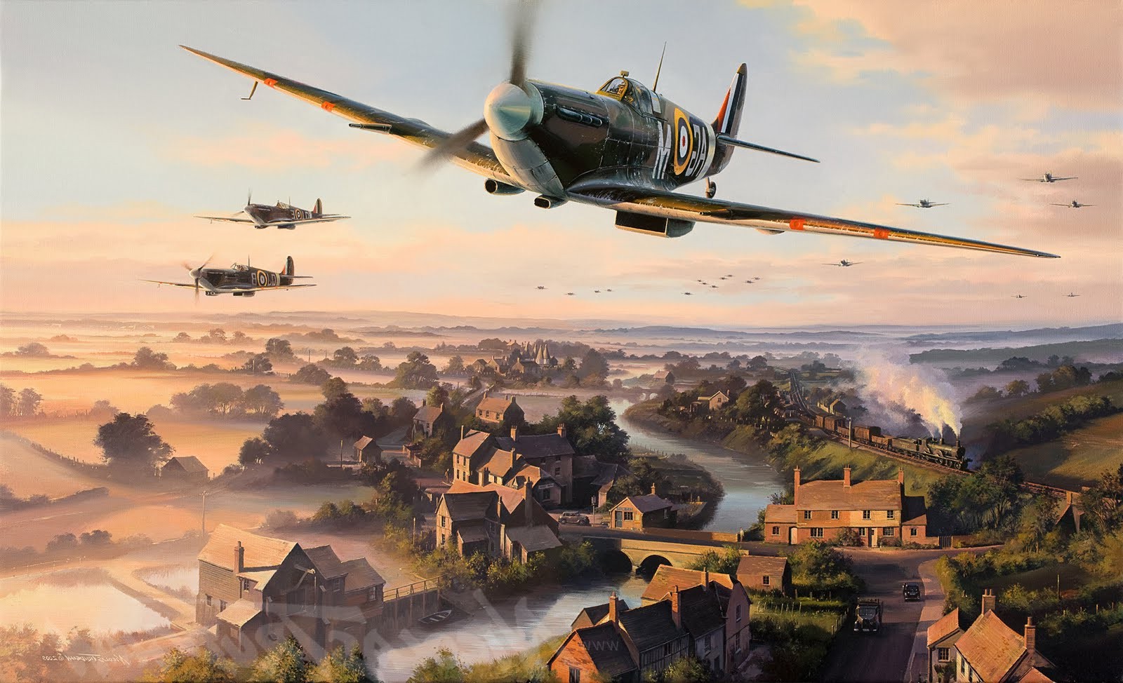 Spitfire Desktop Background - HD Wallpaper 