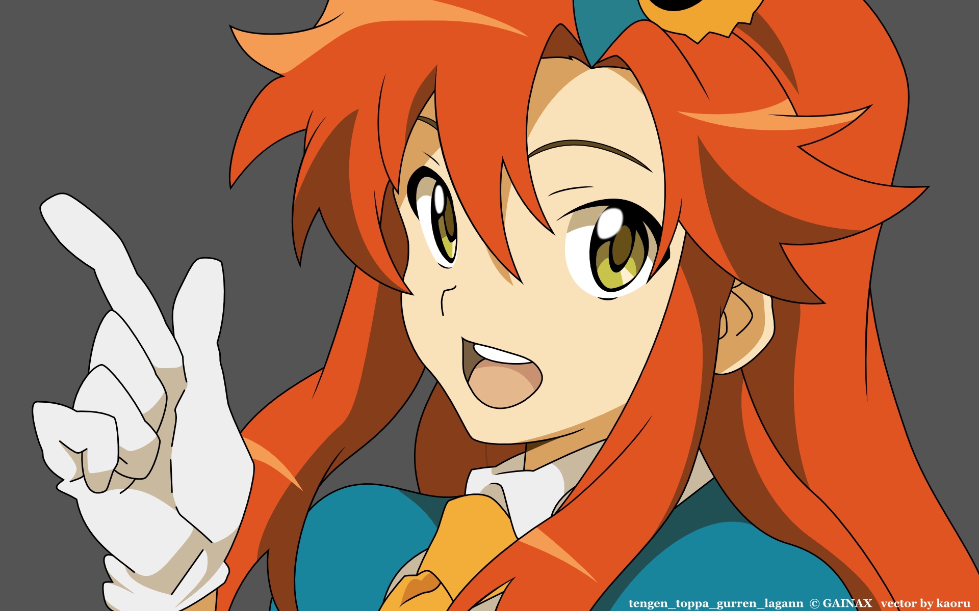 Wallpaper Tengen Toppa Gurren Lagann, Yoko Littner, Yoko Littner