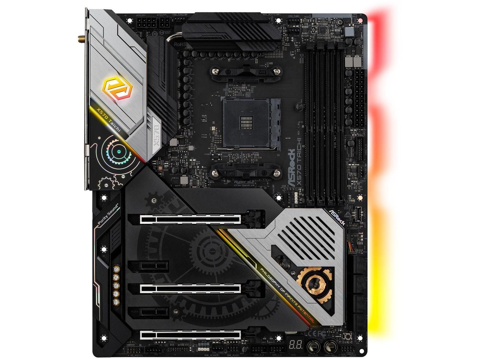 Asrock X570 Taichi Motherboard - HD Wallpaper 