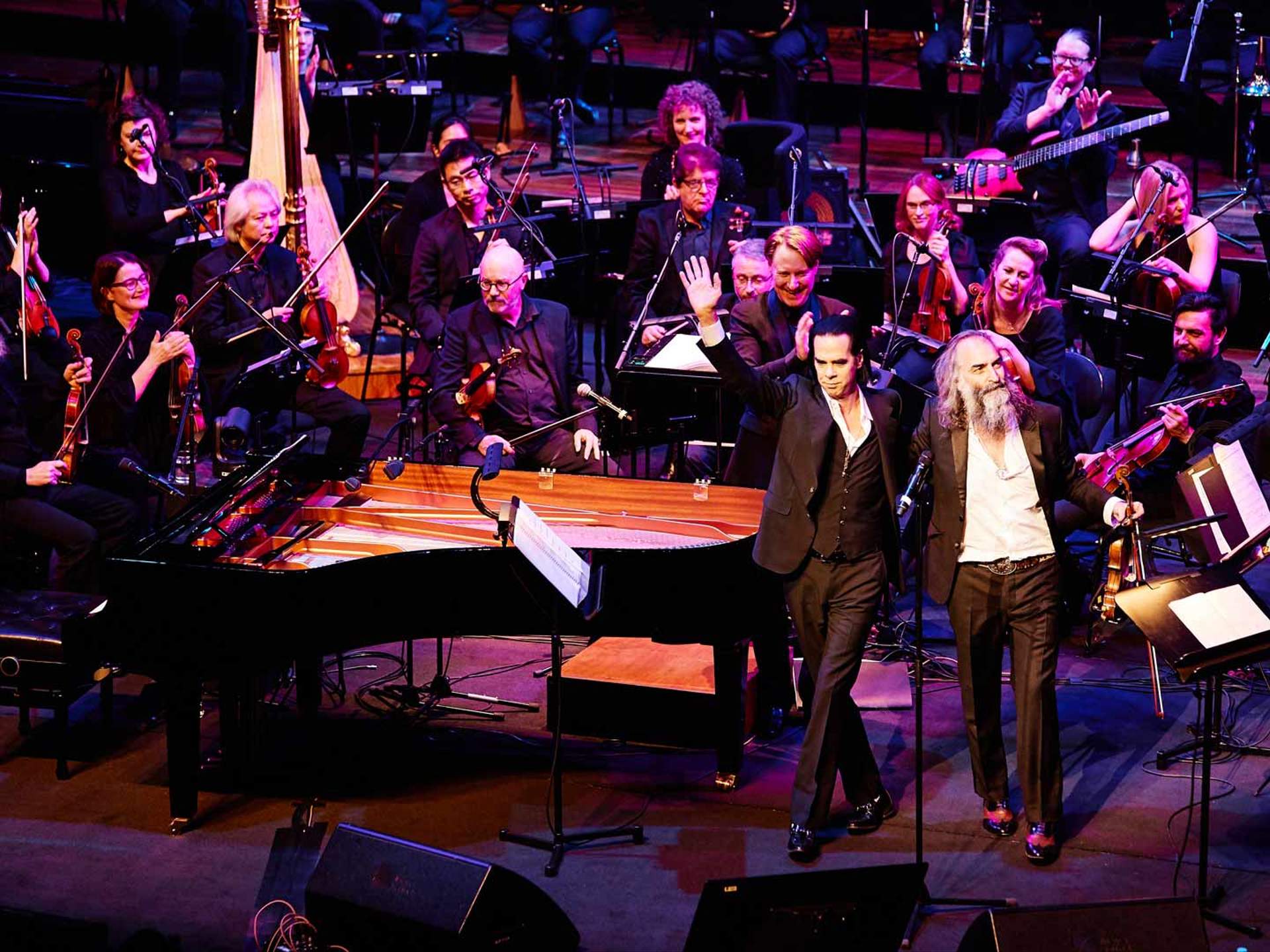 Nick Cave And Warren Ellis At The Sydney Opera House - HD Wallpaper 