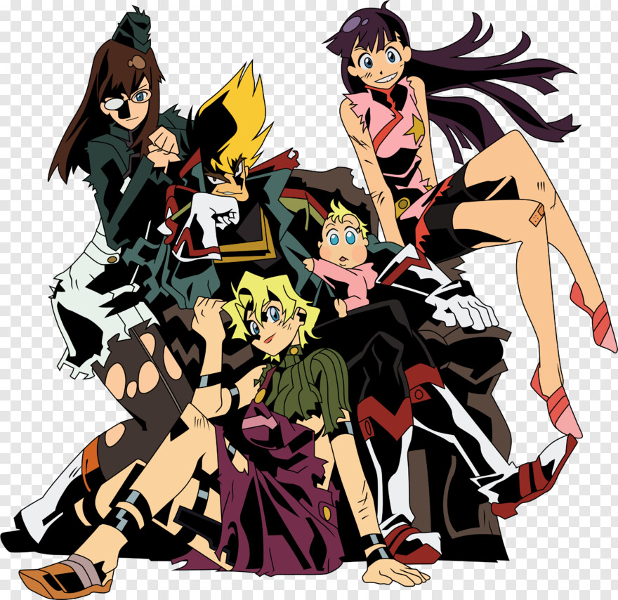 Gurren Lagann Wallpaper Triple Monitor, Png Download - Tengen Toppa Gurren Lagann Poster Art - HD Wallpaper 