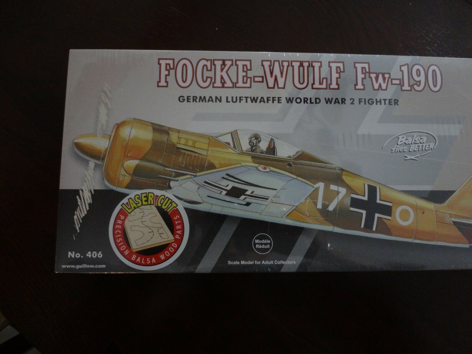 Airplanes Guillows Focke Wulf Fw 190 Laser Cut Model - Guillow's Focke-wulf Fw-190 Model Kit - HD Wallpaper 