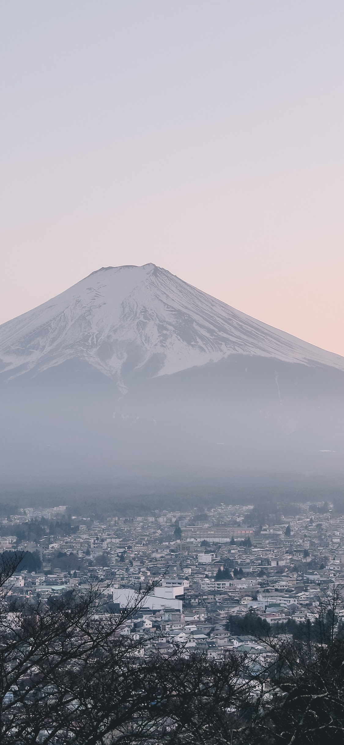 Mount Fuji, City, Japan, Landscape, Scenery, 8k, - Wallpaper - HD Wallpaper 