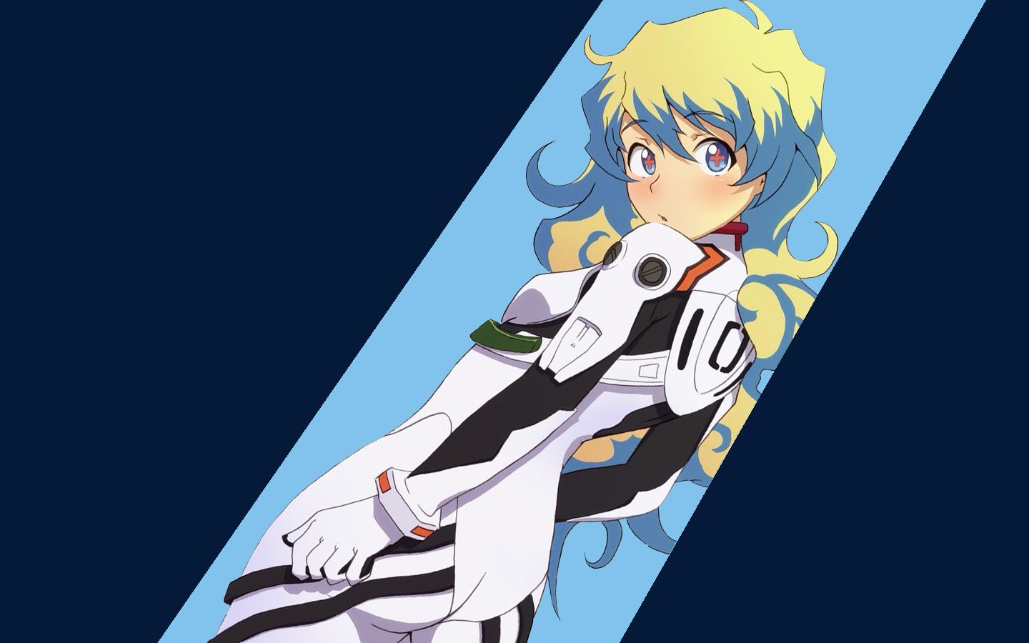 Gurren Lagann Nia Hd Wallpaper - Tengen Toppa Gurren Lagann Rei - HD Wallpaper 