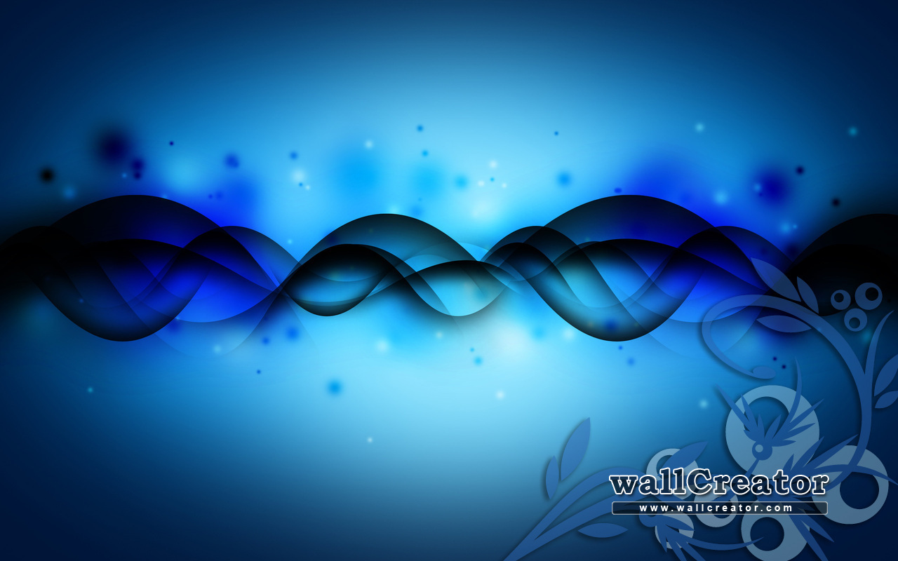 1280 / 800 Wallpaper - Blue Sound Wave Background - HD Wallpaper 