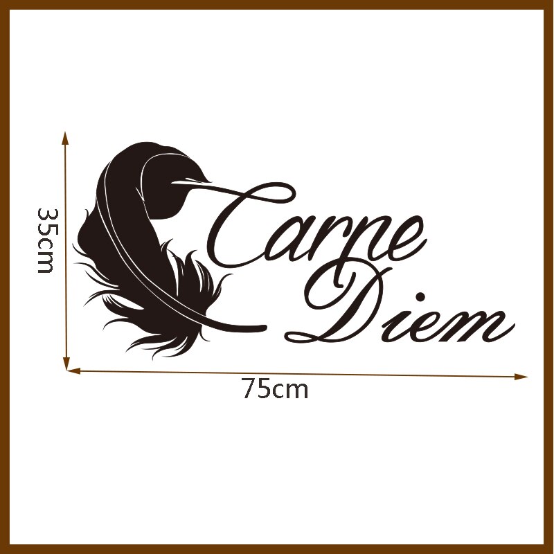 Stickers French Citation Carpe Diem Vinyl Wall Sticker Calligraphy 800x800 Wallpaper Teahub Io