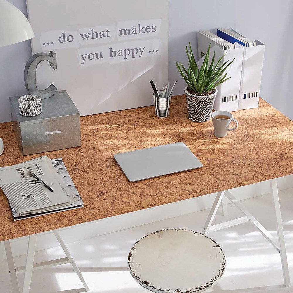 Sticker Wallpaper Melapisi Kayu Meja Lemari Stiker - Klebefolie Kork - HD Wallpaper 