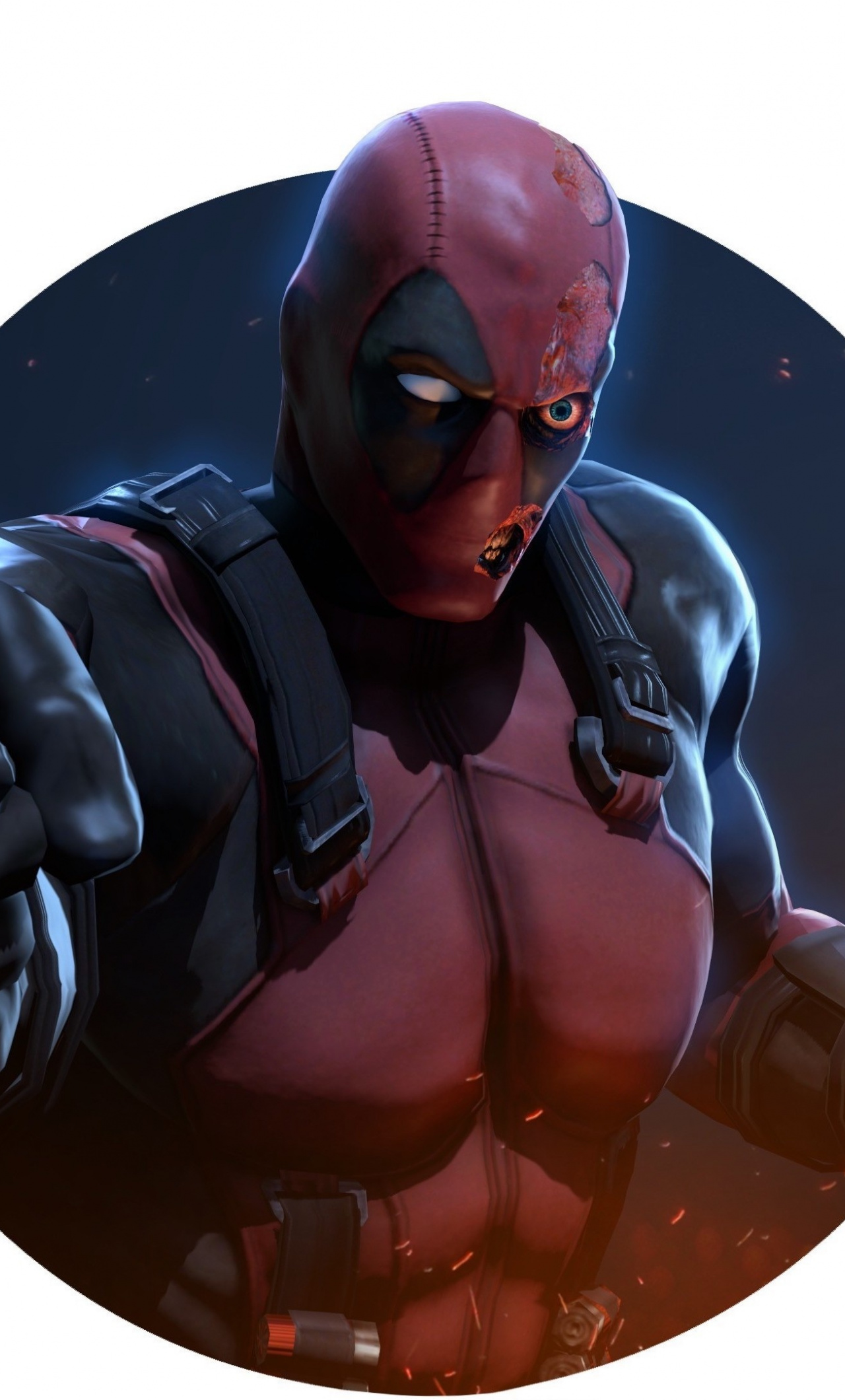 Deadpool With Gun, Zombie, Art, Wallpaper - Deadpool With Gun Wallpaper In 4k - HD Wallpaper 