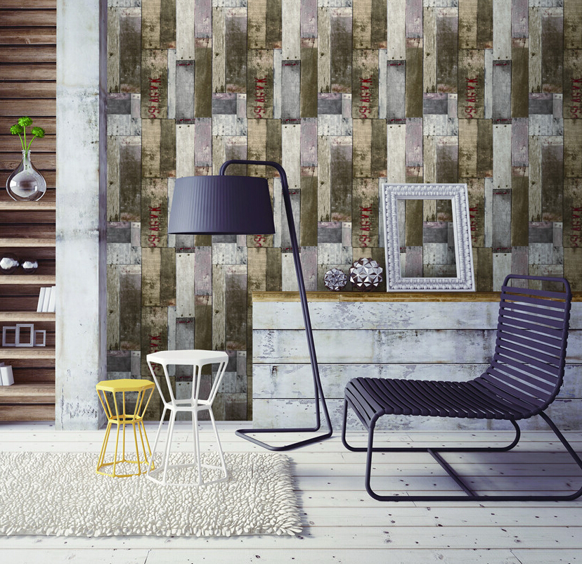 Papan Kayu Desain Pvc 3d Nama Wallpaper Untuk Dinding - Скандинавский Стиль Дерево - HD Wallpaper 