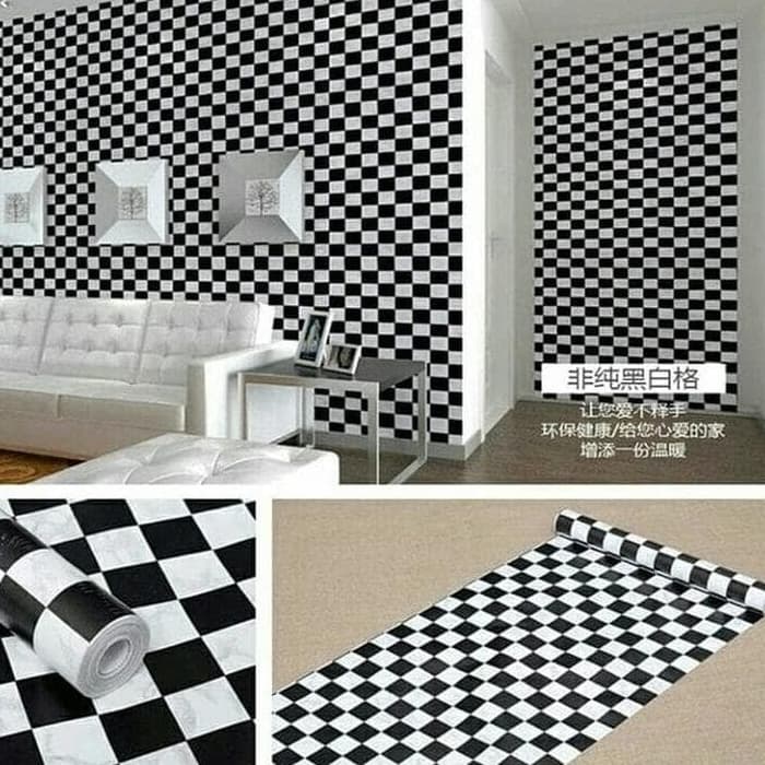 Dinding Motif Papan Catur - HD Wallpaper 