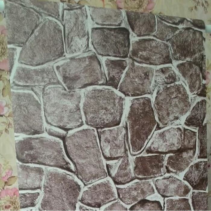 Tembok Motif Batu Alam - HD Wallpaper 