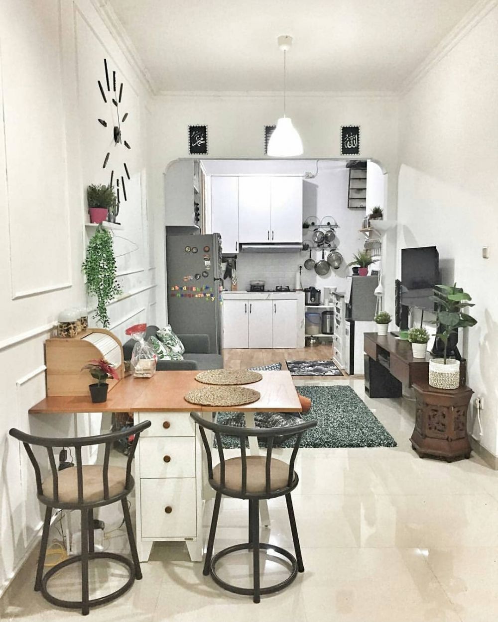 Ruang Makan Minimalis Terbaik Instagram - Desain Ruang Makan Minimalis - HD Wallpaper 