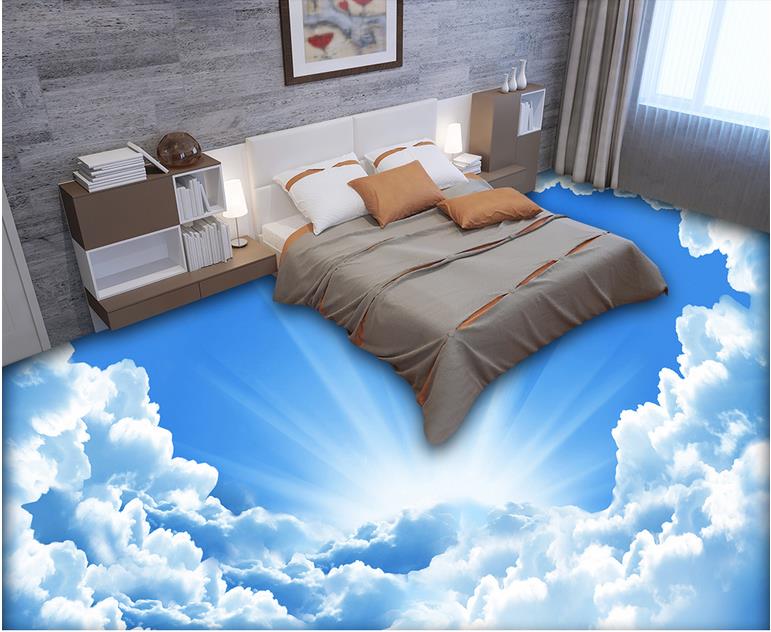 Bedroom 3d Floor Painting - HD Wallpaper 