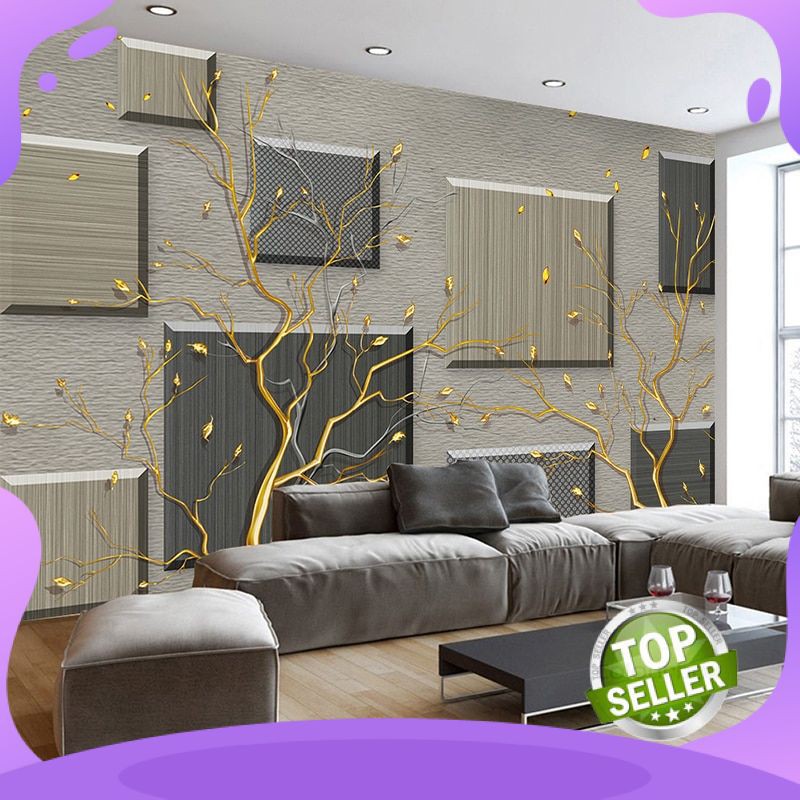 Living Room 3d Wallpaper For Walls - HD Wallpaper 