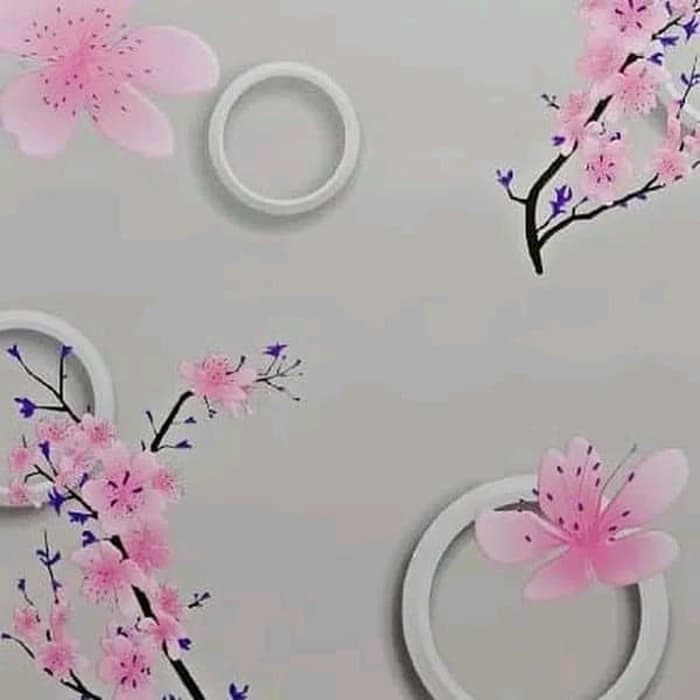 Dinding Motif Bunga Sakura - HD Wallpaper 