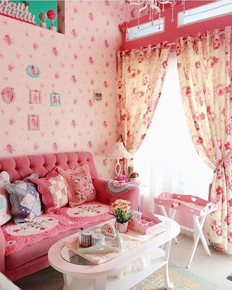 Ruang Tamu Shabby Chic Minimalis - HD Wallpaper 