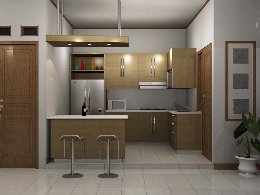 Desain Ruang Dapur Minimalis - HD Wallpaper 