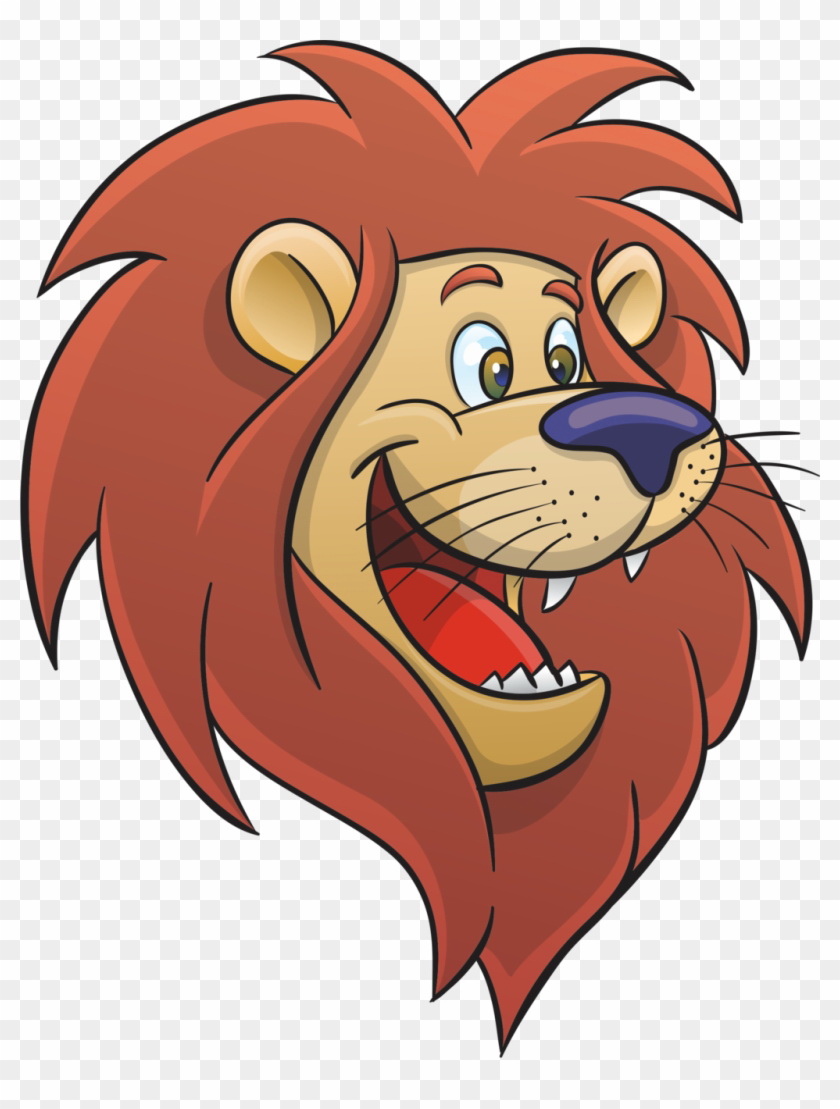 Cartoon Lion Face Drawing Easy - HD Wallpaper 