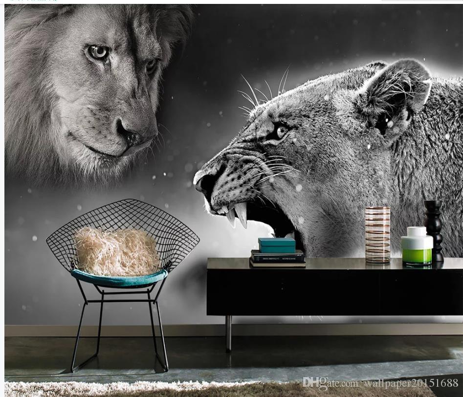 Imagens De Leao Com O Fundo Preto - HD Wallpaper 