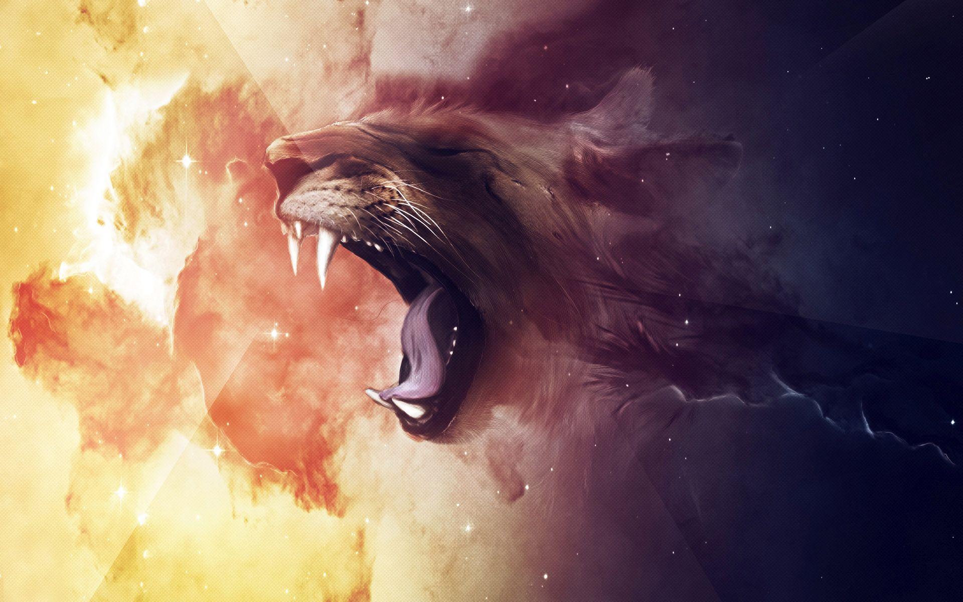 Hd Lion In The Galaxy Wallpaper - Amos 3 11 Adversary - HD Wallpaper 